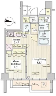 ル・シュクレ永福【3階】の間取り