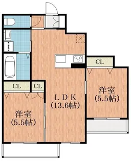 大阪府大阪市阿倍野区北畠1【マンション】の間取り