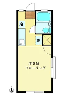 クリスタルハイツ【1階】の間取り