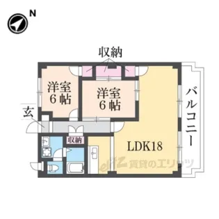 アネックス翠香園【3階】の間取り