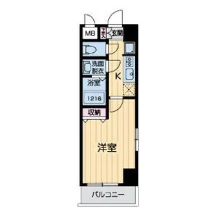 グラマシー京都【5階】の間取り