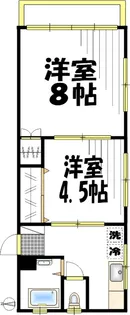 コーポゆたか【2階】の間取り