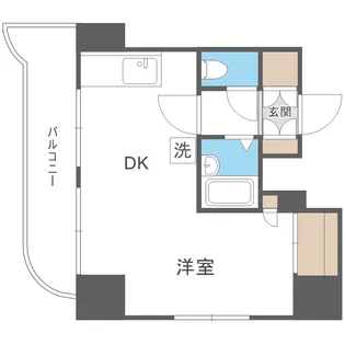 セザール琴似【4階】の間取り