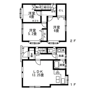 神奈川県横浜市中区上野町3【一戸建】の間取り