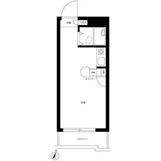 ラ・レジダンス・ド・エスパリエ【3階】の間取り