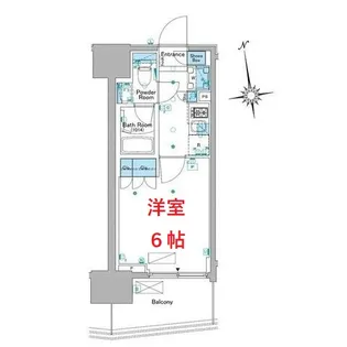 東京都品川区大井5【マンション】の間取り