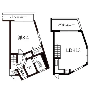 東京都世田谷区駒沢3【マンション】の間取り