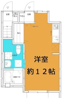 旭町ハウス【1階】の間取り