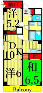 岩沢第一ビル【9階】の間取り