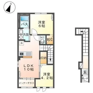 フルヴェール【2階】の間取り