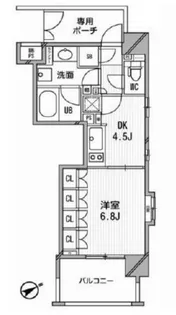 ライオンズシティ白金高輪【5階】の間取り