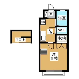 ワセダエノキハウスII【2階】の間取り