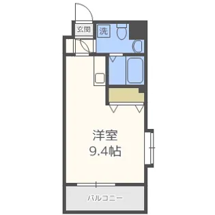 ローズモント・フレア舞鶴【2階】の間取り