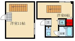 New StoRK Apartment 禁野本町【2階】の間取り