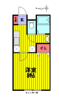 フォーメリー【1階】の間取り