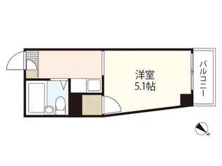 クオレマンションクサツ【6階】の間取り