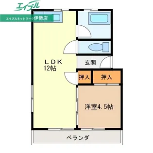 エスパシオ【2階】の間取り