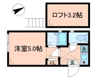 シャイニーソフト新宿御苑【1階】の間取り