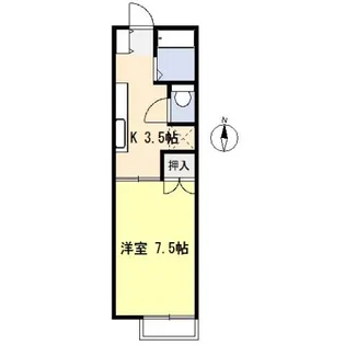 ハイム華【2階】の間取り