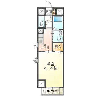 ヴィラナイン【2階】の間取り