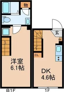 Ivy Square西早稲田【1階】の間取り