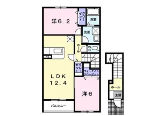 ファイン・ステージ AB【2階】の間取り