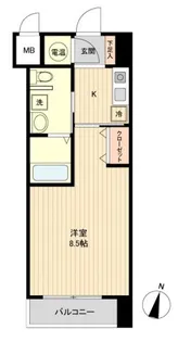 アントラ立町【4階】の間取り