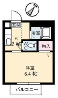 フローラル舟入南【2階】の間取り
