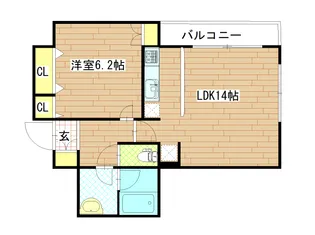 KDXレジデンス一番町【3階】の間取り