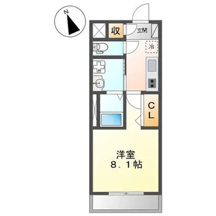 シルク南参道R【2階】の間取り