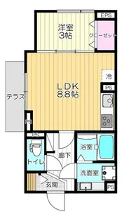 Kiyose Chapel Avenue【1階】の間取り