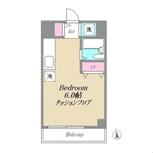 エステートピアいずみ【3階】の間取り