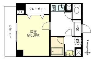 クラウンズコート成和【1階】の間取り