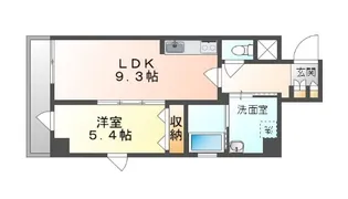 フェリスメゾン嘉真 MIHARA・LEBEN (SJ)【2階】の間取り