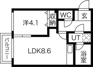 ドリホ麻生2丁目【4階】の間取り