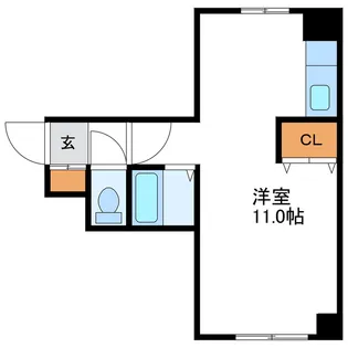 パラシオンN29【3階】の間取り