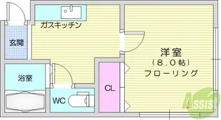 あけぼのハウス【2階】の間取り