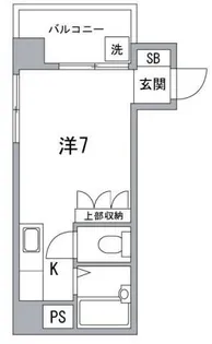 リバーサイドオオハシ【7階】の間取り