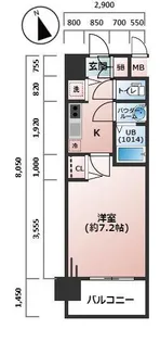 スワンズシティ大阪イースト【6階】の間取り