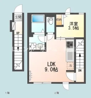 アプリコットEの間取り