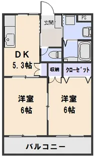 アルディハウスC【1階】の間取り