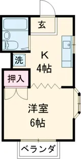 ヴィラ大安【2階】の間取り