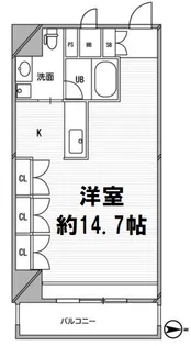 アーデンタワー南堀江【4階】の間取り