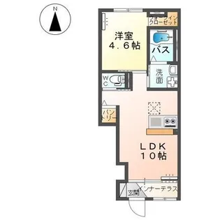 リアンIII【1階】の間取り