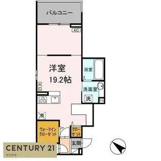 セントラルヒルズ【1階】の間取り