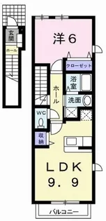ビアン カンパーニュA【2階】の間取り