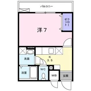 フィオーレ 1【2階】の間取り