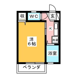 レーベン周明【1階】の間取り