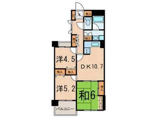 ラ・クラッセ西寺尾【5階】の間取り