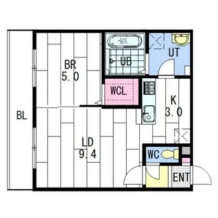 ange-or(アンジュ・オール)【4階】の間取り